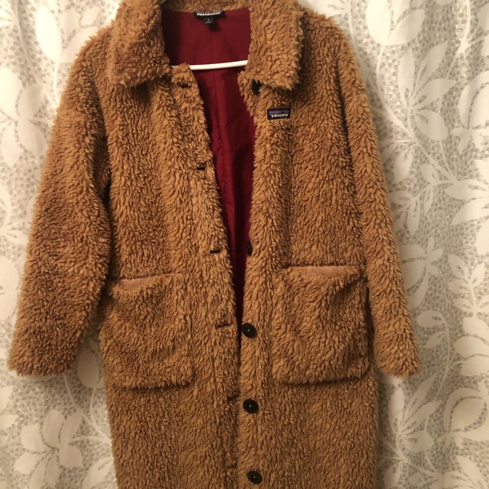 Patagonia recycled high pile fleece coat rare and hardly worn women’s small